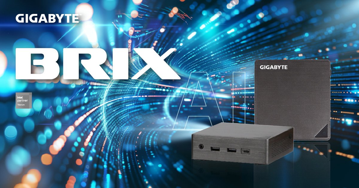 EAN 4719331602338 - GIGABYTE BRIX Core Ultra 7 255H 2xDDR5 SO-DIMM 2HDMI 2USBC 0,46 l tamaño PC imagen 5