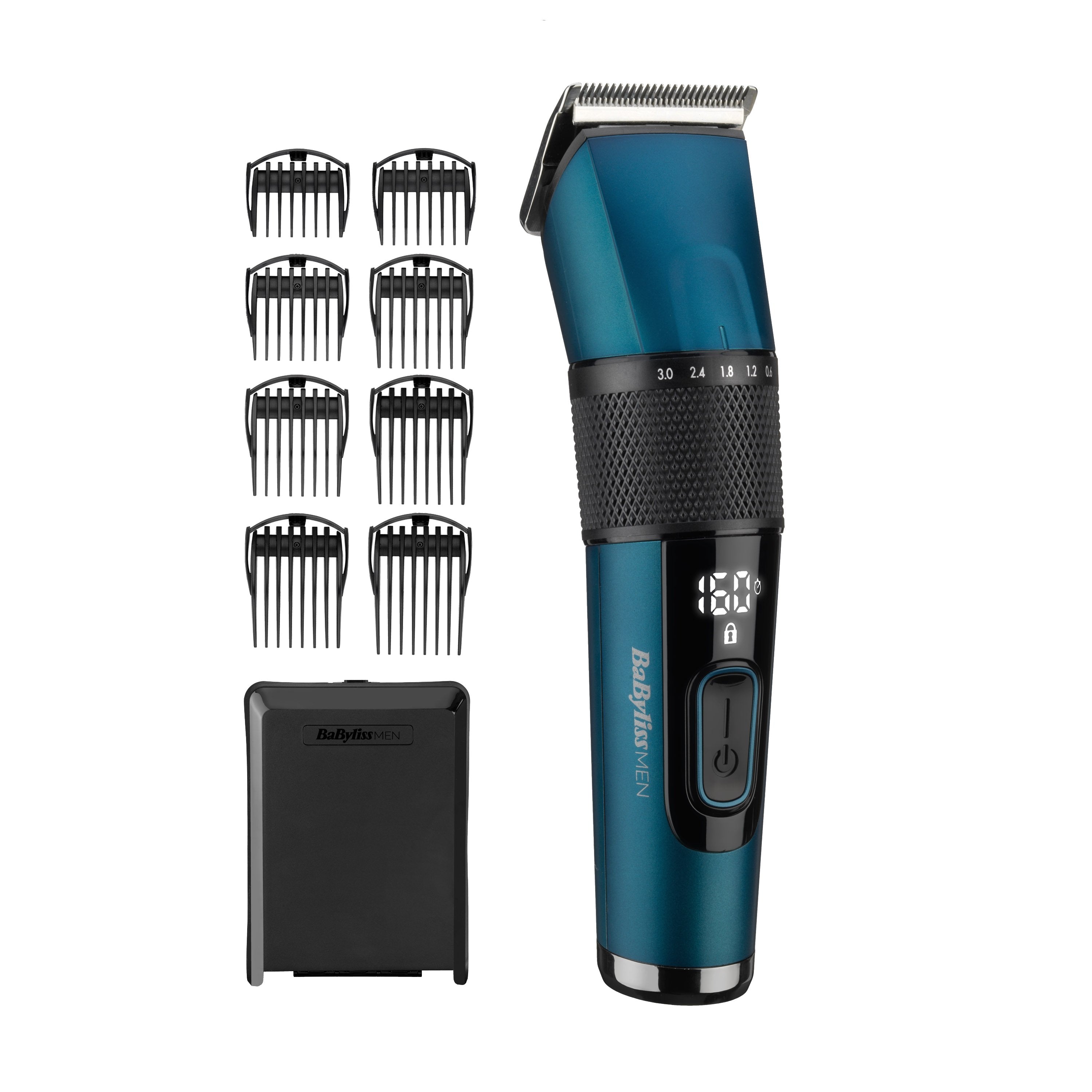 EAN 3030050153262 - BaByliss Japanese Steel Digital Hair Clipper Negro, Verde azulado 45 Ión de litio imagen 2