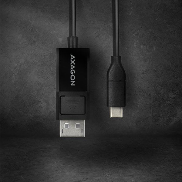 EAN 8595247905314 - Axagon RVC-DPC adaptador de cable de vídeo 1,8 m USB Tipo C DisplayPort Negro imagen 6