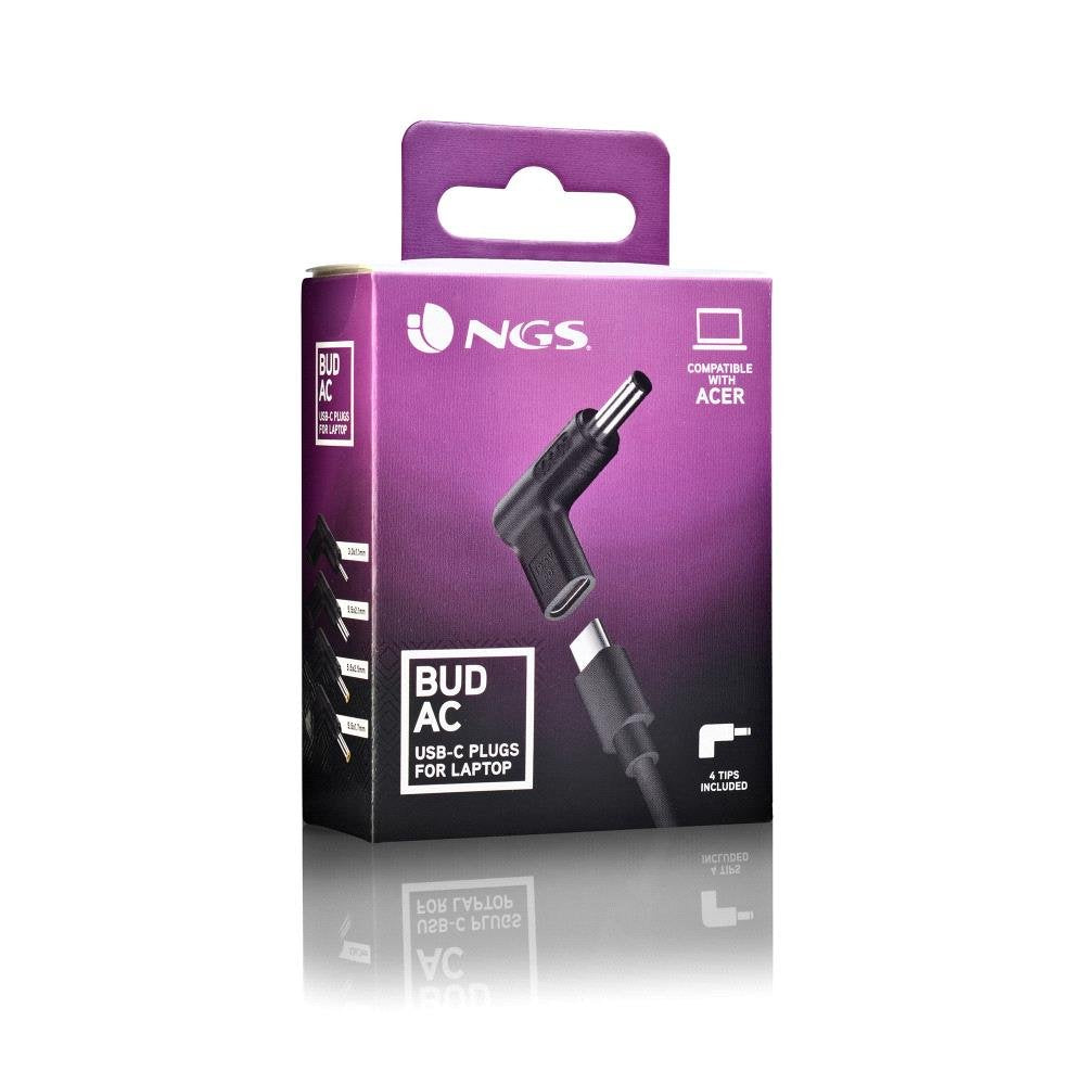 EAN 8435430625141 - NGS BUD-AC accesorio para portatil Clavija de adaptador de corriente para ordenador portátil imagen 7