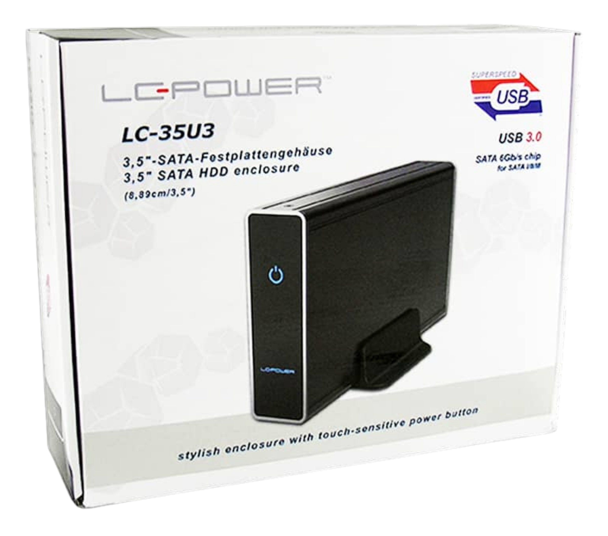 EAN 4260070123344 - LC-Power LC-35U3 caja para disco duro externo Negro 3.5" imagen 4