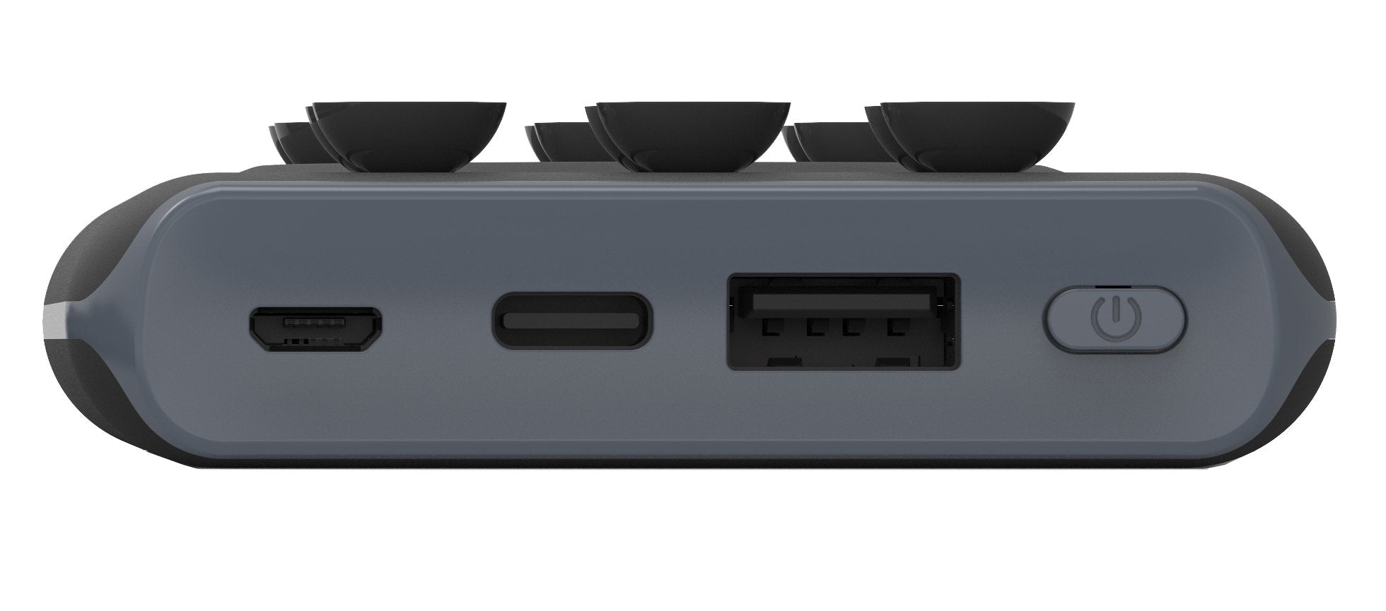 EAN 5706751043222 - Denver PBQ-10001 batería externa Polímero de litio 10000 mAh Cargador inalámbrico Gris imagen 4