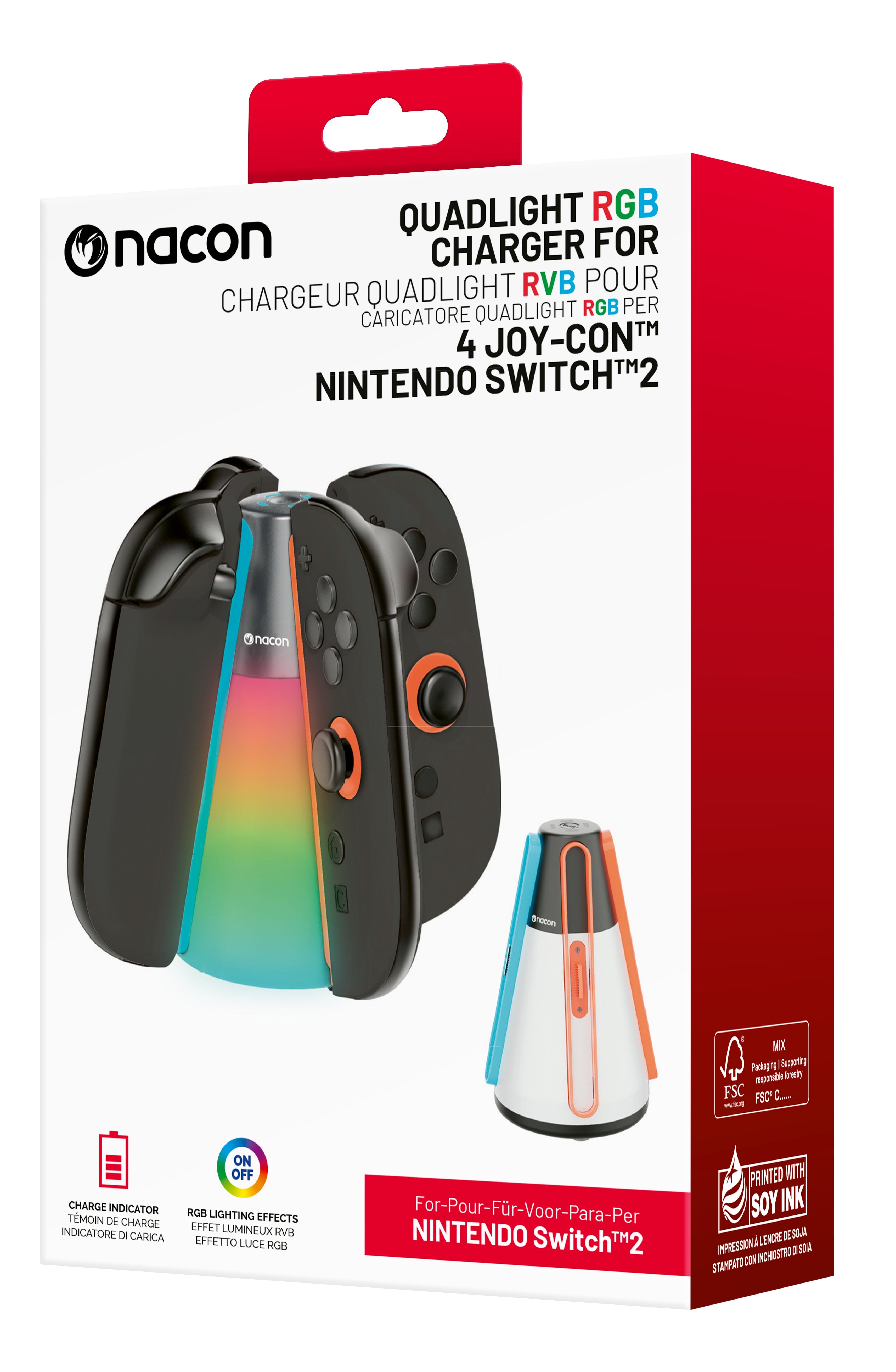 Base Carga De 4 Joy-Con