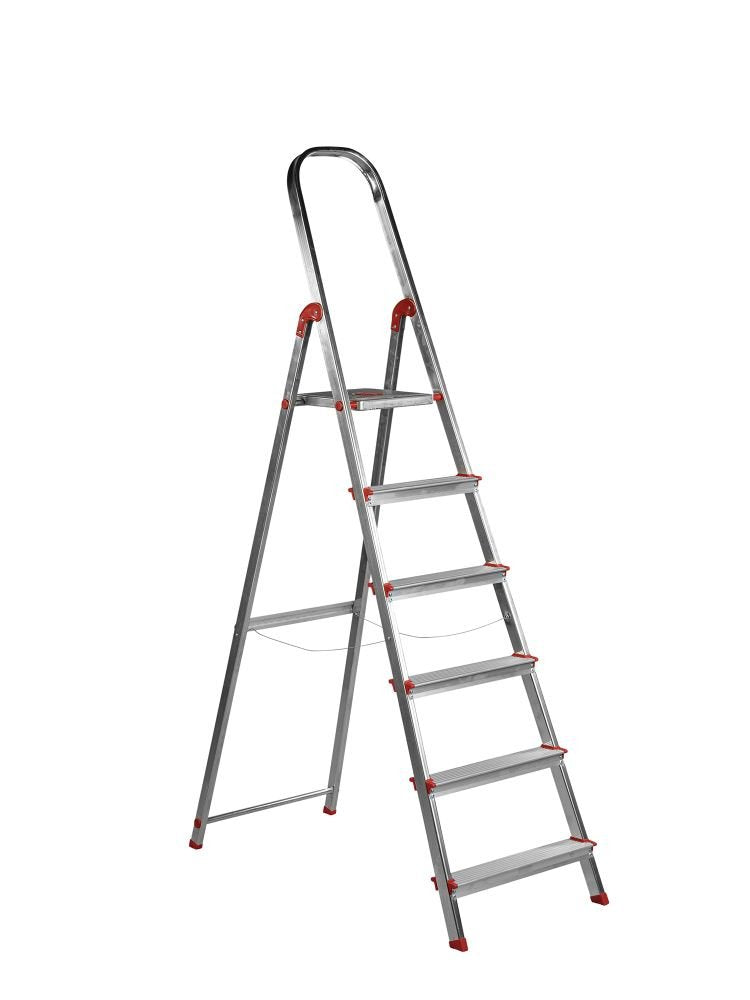 EAN 8420812958085 - Rolser UNI004 escalera Escalera taburete Aluminio, Rojo imagen 1