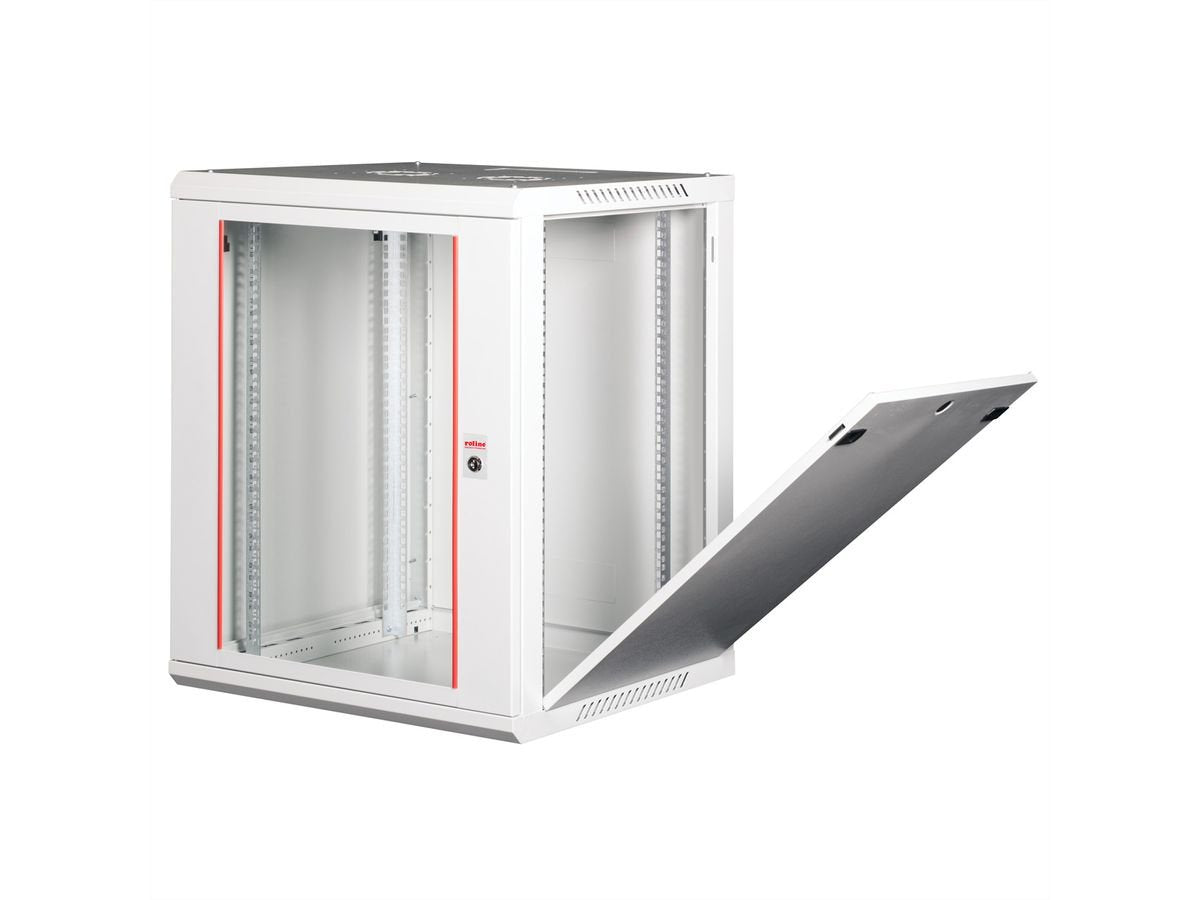 Roline 19-Zoll Wandgehuse Basic Plus 15he, 600x600 Bxt Grau