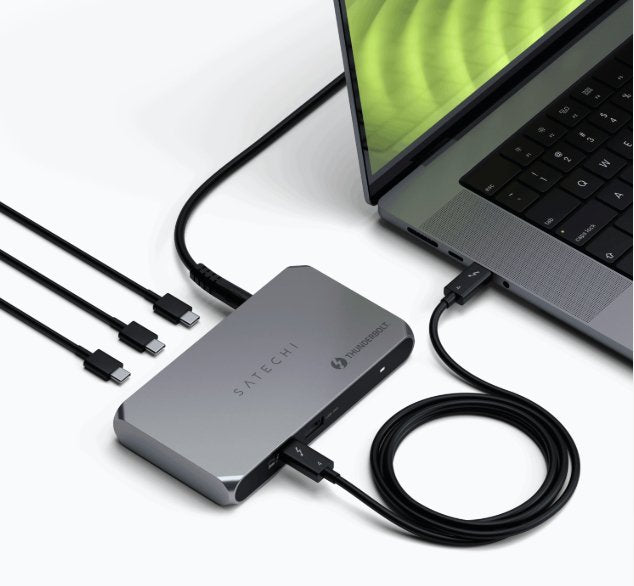 EAN 879961008161 - Satechi ST-HT4SHM-EU hub de interfaz Thunderbolt 4 40000 Mbit/s Gris imagen 4
