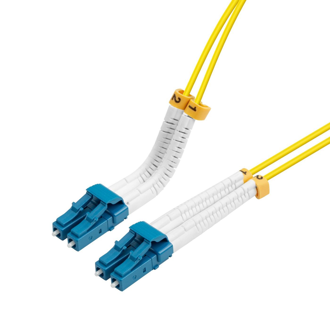 EAN 5715063506103 - Lanview LVO231408-FLEX Cable de fibra óptica e InfiniBand 3 m LC LC/LC Amarillo imagen 1