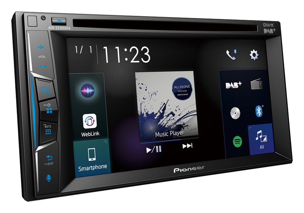 Pioneer Avh-Z3200dab Receptor Multimedia Para Coche Negro Bluetooth