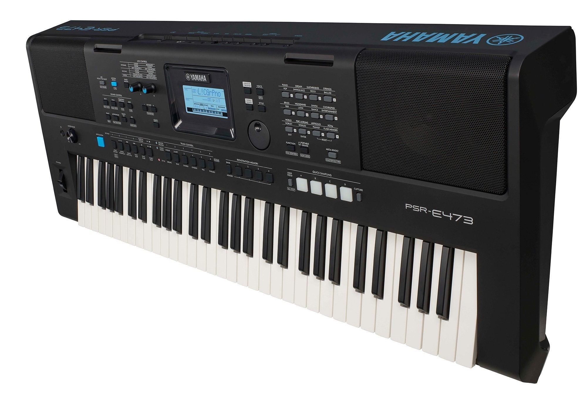 Yamaha Psr-E473 Sintetizador Sintetizador Digital 61 Negro