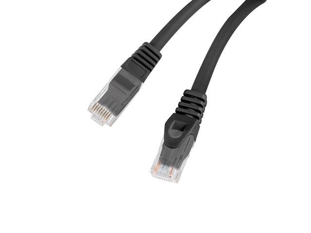 Cable De Red Cat.6 Utp Lszh Cu 1m Negro Fluke Passed Lanberg