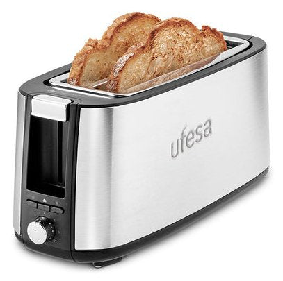 Pae Tostadora Toastie Ufesa 71306156 1400w 2 Ranuras 7 Nivel Potencia Recogemiga