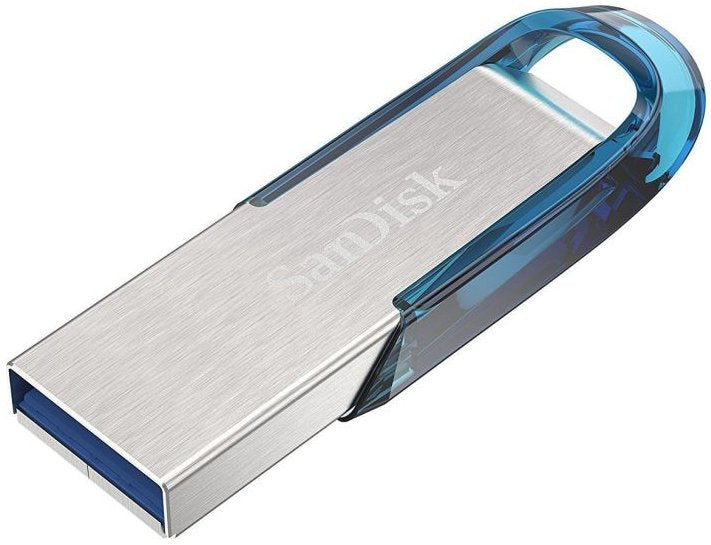 EAN 0619659163082 - SanDisk Ultra Flair unidad flash USB 128 GB USB tipo A 3.2 Gen 1 (3.1 Gen 1) Azul, Plata imagen 5