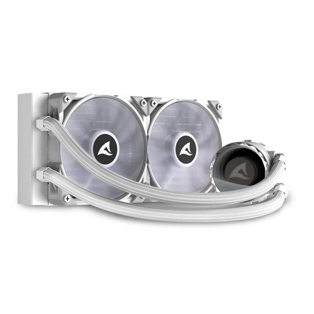 EAN 4044951038602 - Sharkoon S80 RGB Carcasa del ordenador, Procesador Sistema de refrigeración líquida todo en uno 12 cm Bla imagen 4