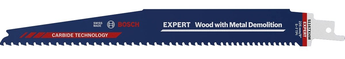 Hoja De Sierra De Sable Bosch Professional Expert S 1167 Xhm Longitud 225 Mm 2608900398
