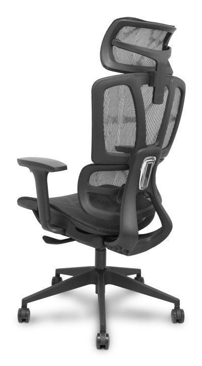 Piqueras Y Crespo Forol Silla Pro537 Traslack Malla Negra Brazos 3d Ruedas Nailon 60 Mm