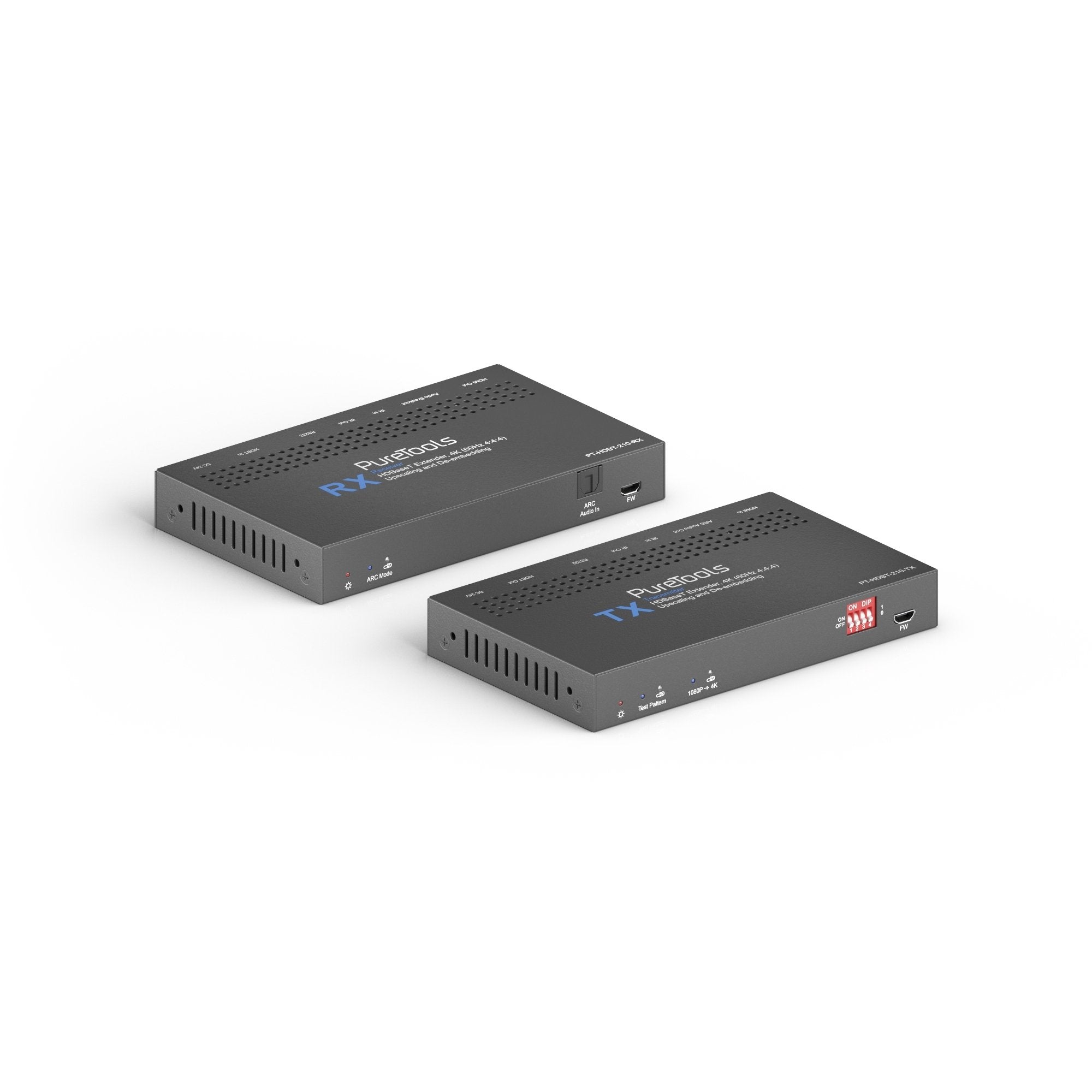 EAN 4251364718407 - PureTools PT-HDBT-210 extensor audio/video Transmisor y receptor de señales AV Negro imagen 1