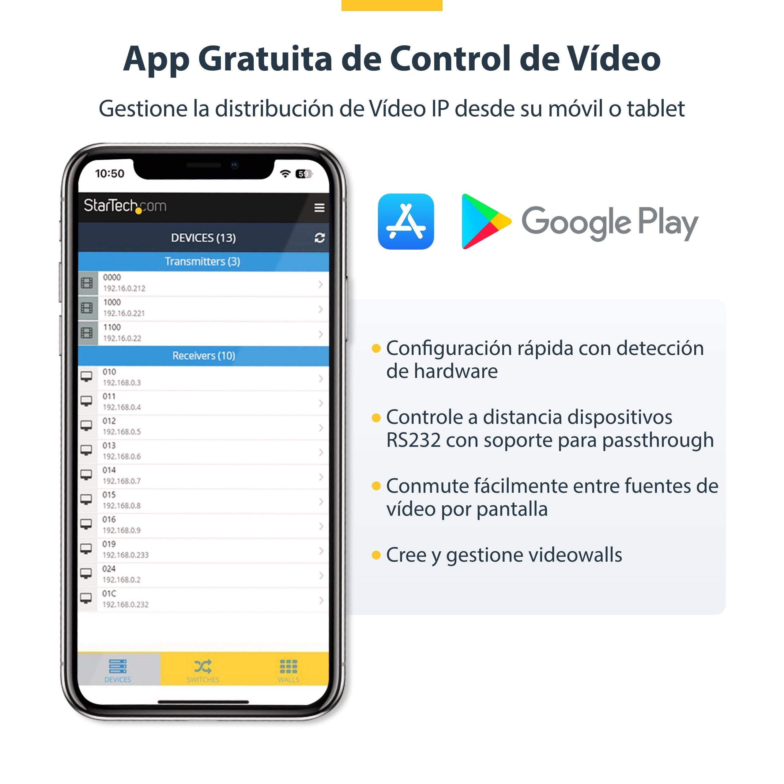 EAN 0065030868372 - StarTech.com ST12MHDLAN4K extensor audio/video Transmisor y receptor de señales AV Negro imagen 8