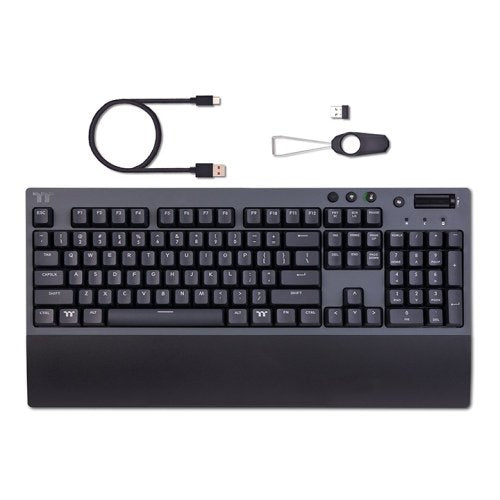 Teclado Mecanico Bluetooth Thermaltake W1 Inalambrico Bluetooth/ReposamuãEcas/Cherry Red Gkb-Wow-Rdsnsp-01