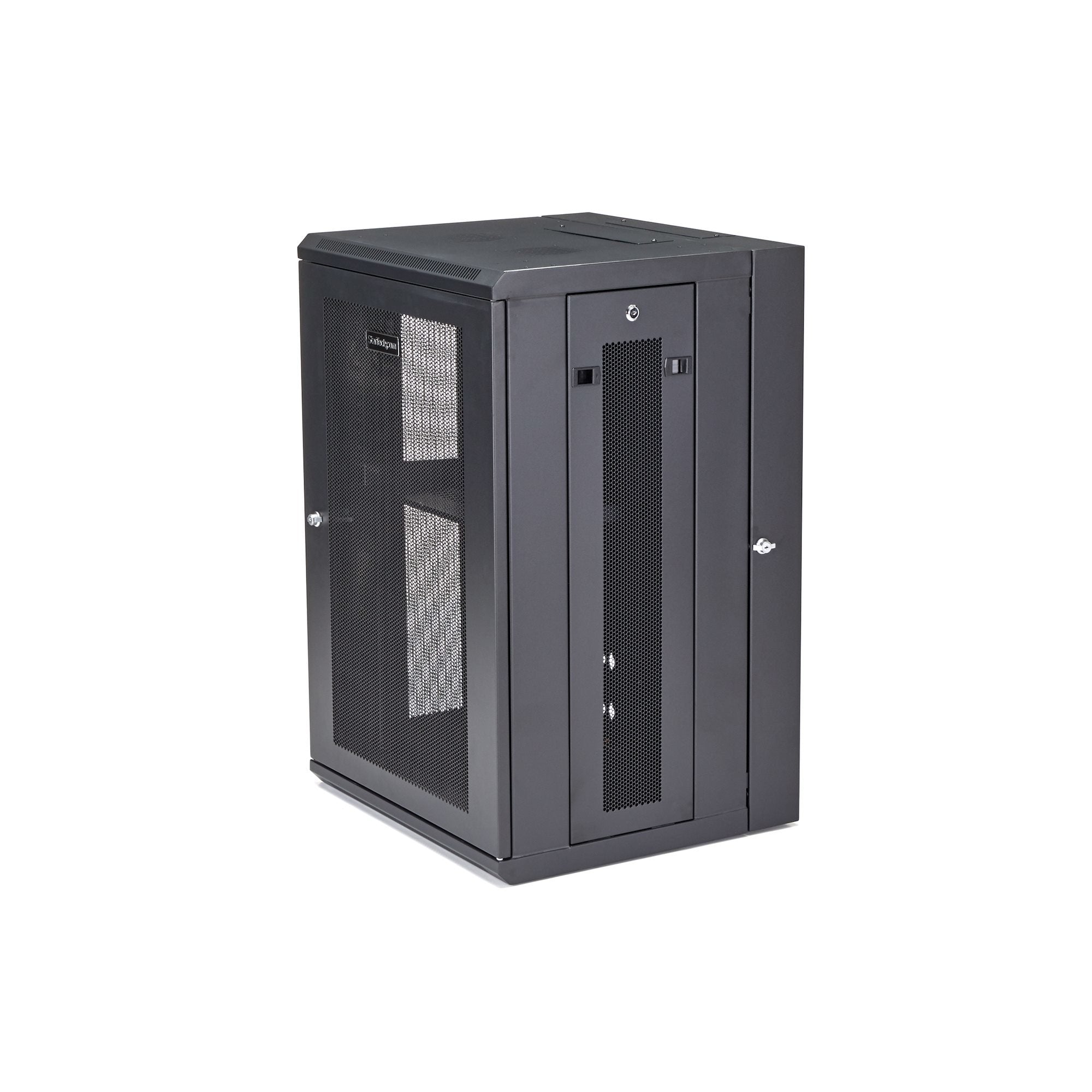 EAN 65030870061 - StarTech.com RK1820WALHM armario rack Bastidor de pared Negro imagen 4
