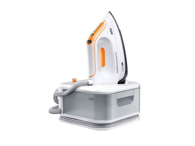 EAN 8021098000910 - Braun CareStyle Compact Pro IS2561WH 2400 W 1,5 L EloxalPlus soleplate Naranja, Blanco imagen 2
