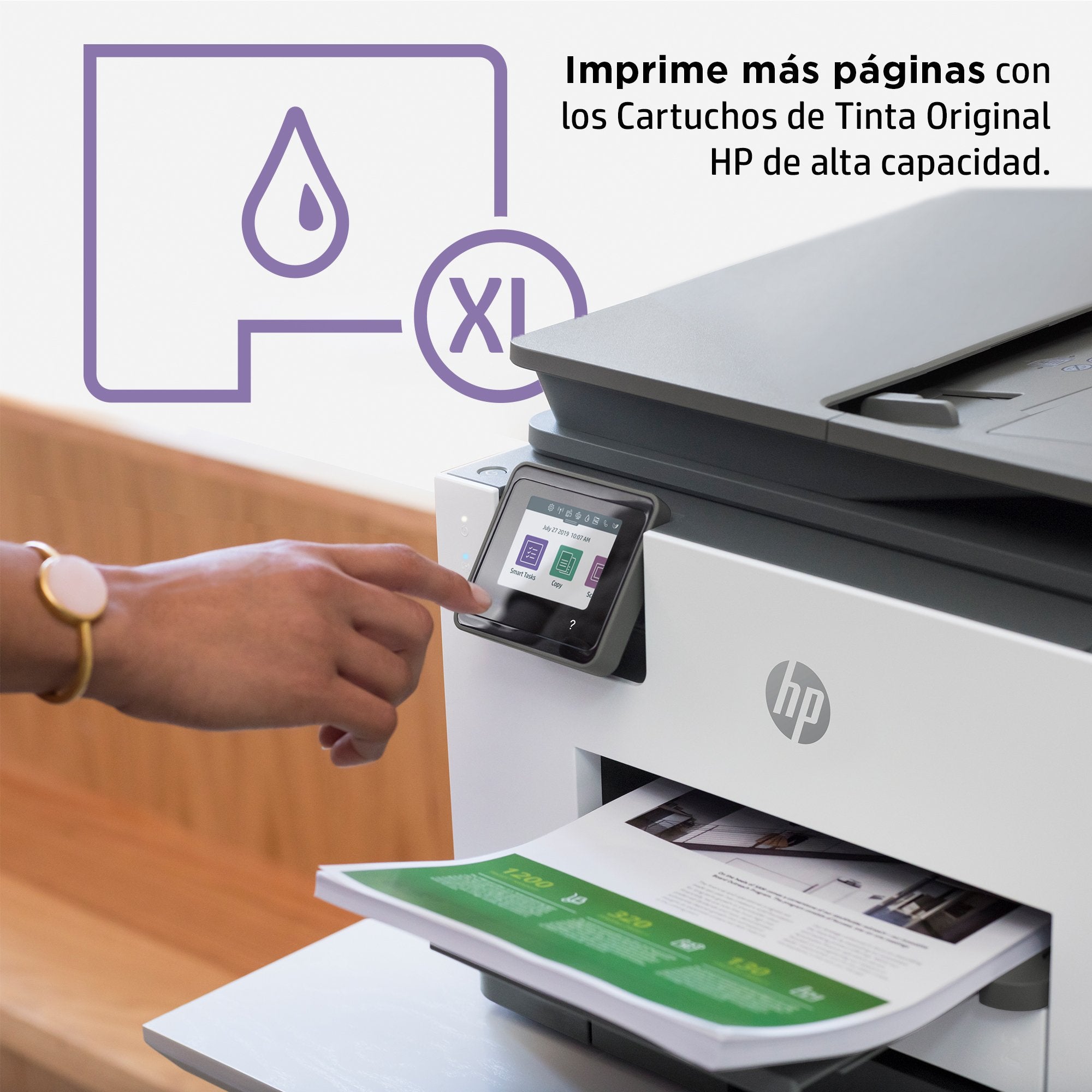 EAN 0195161213526 - HP OfficeJet Pro 9022e All-in-One Prntr Inyección de tinta térmica A4 4800 x 1200 DPI 24 ppm imagen 9