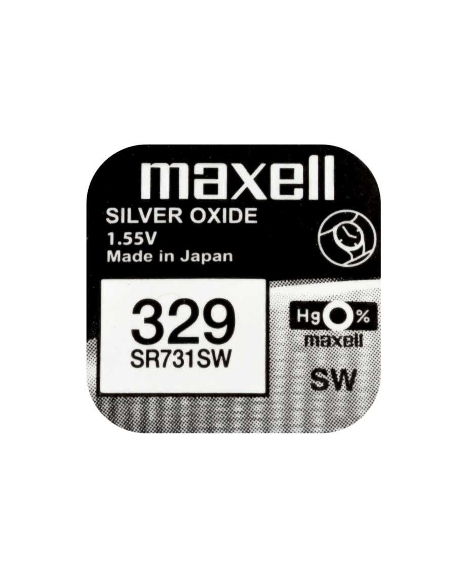 Maxell Pila Oxido Plata (329) Sr731sw Blister*1 Eu 0% Mercurio