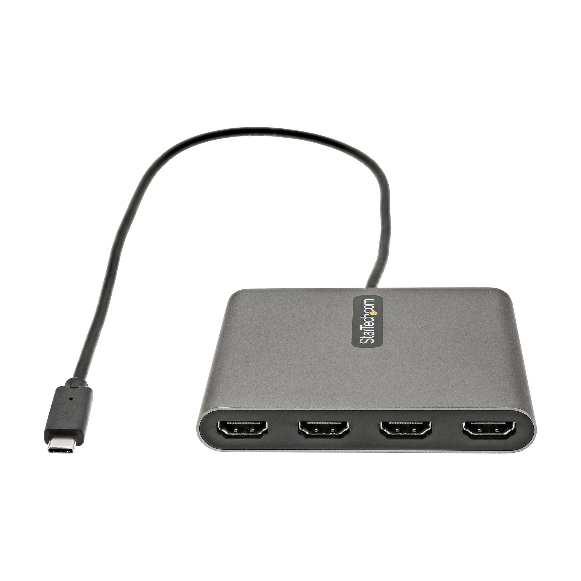 EAN 0065030888714 - StarTech.com USBC2HD4 Adaptador gráfico USB 1920 x 1080 Pixeles Gris imagen 3