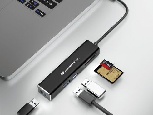 EAN 4015867224038 - Conceptronic DONN08B base para portátil y replicador de puertos USB 3.2 Gen 1 (3.1 Gen 1) Type-C Negro imagen 6