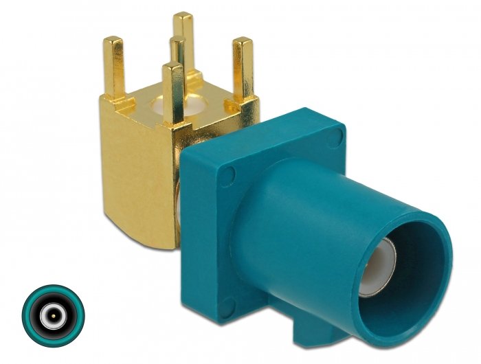 Delock Fakra C Macho 90° Pcb