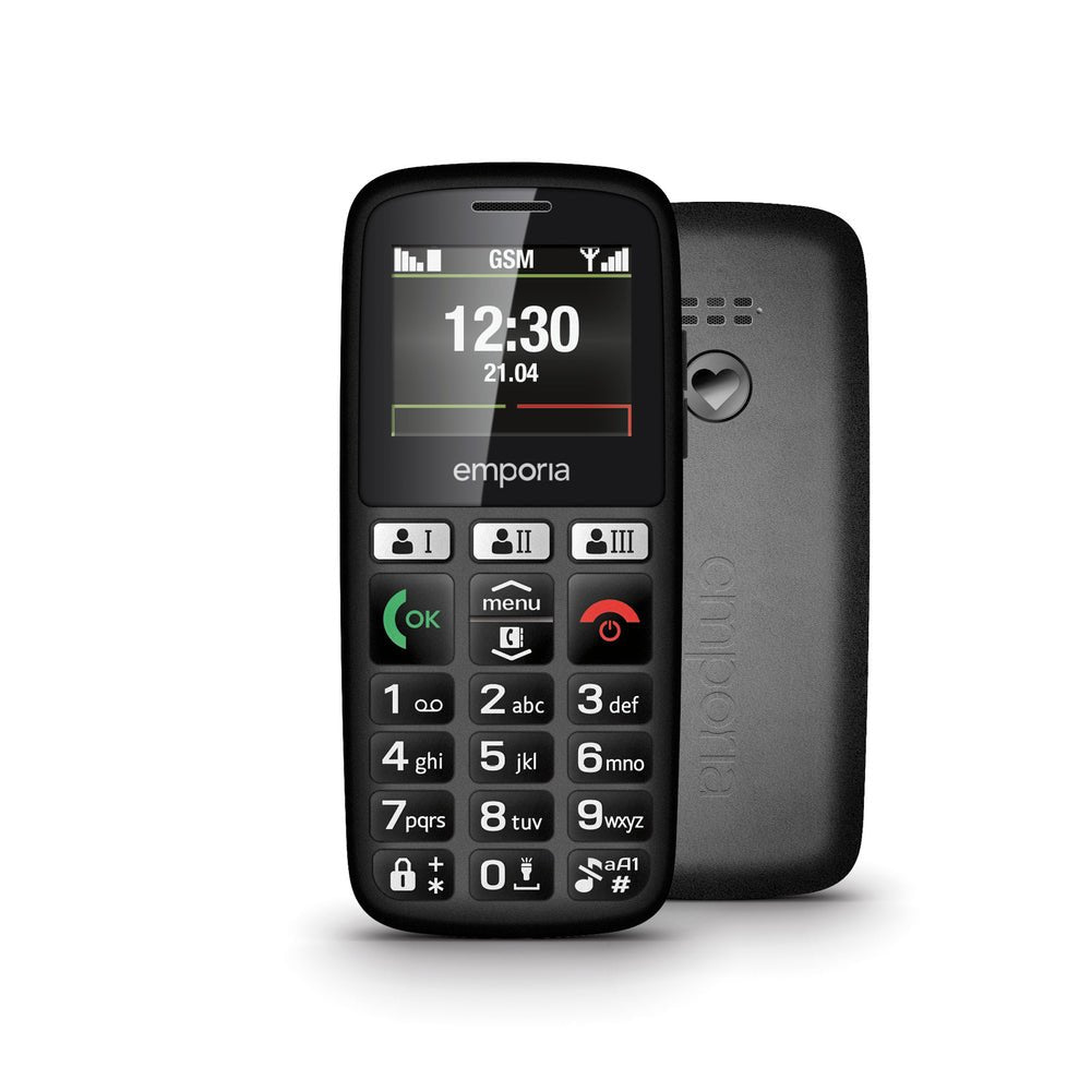 EAN 9005613168841 - Emporia HAPPY 4,6 cm (1.81") 70 g Negro imagen 1