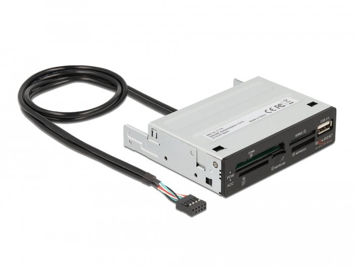Lector De Tarjetas Interno Delock 3.5" Usb 2.0 5 Slot + 1 X Usb 2.0 Typ-A Hembra