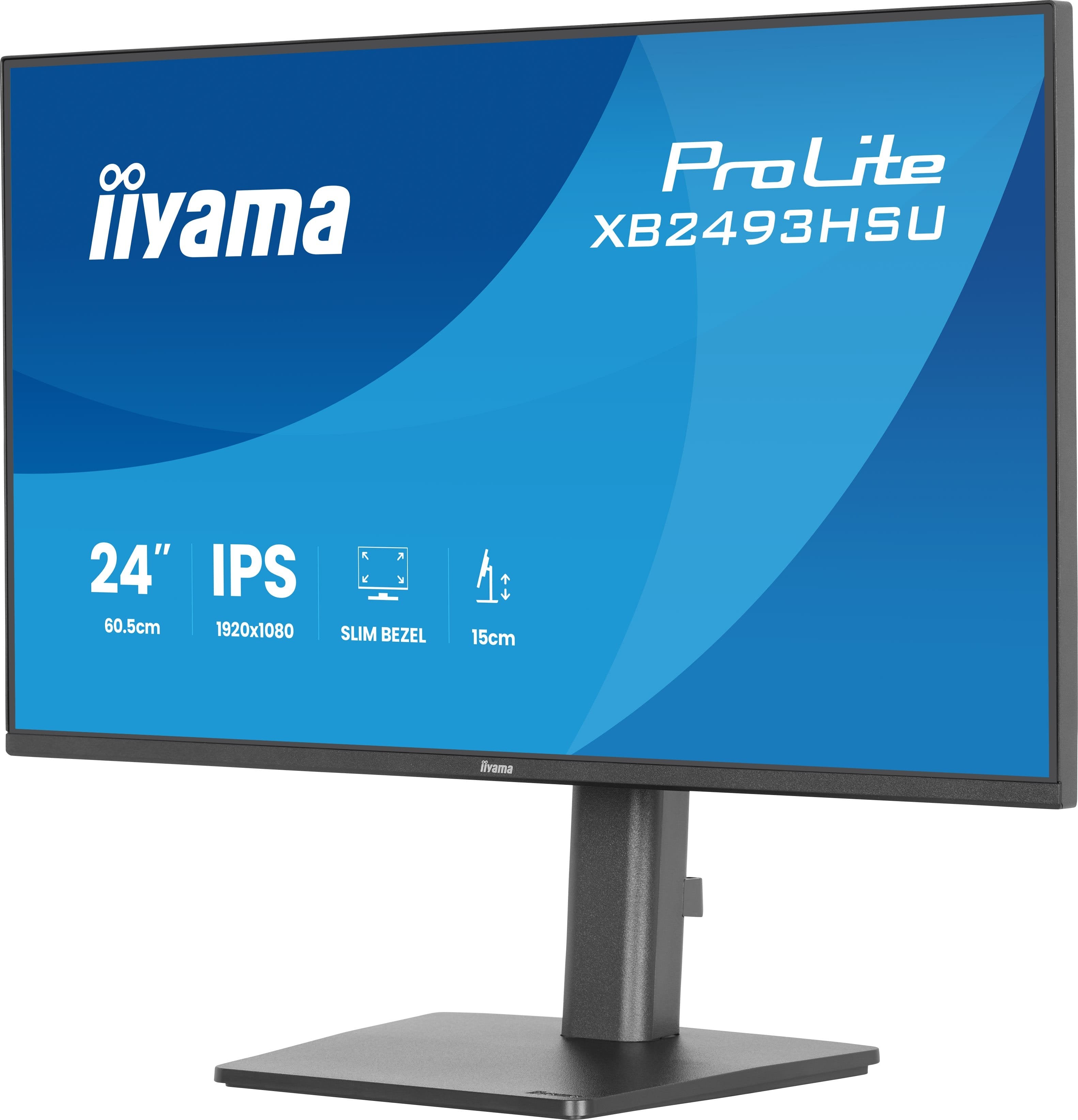 Iiyama 60.5cm 24" Xb2493hsu-B1 16:10 Hdmi+Dp+2xusb Ips