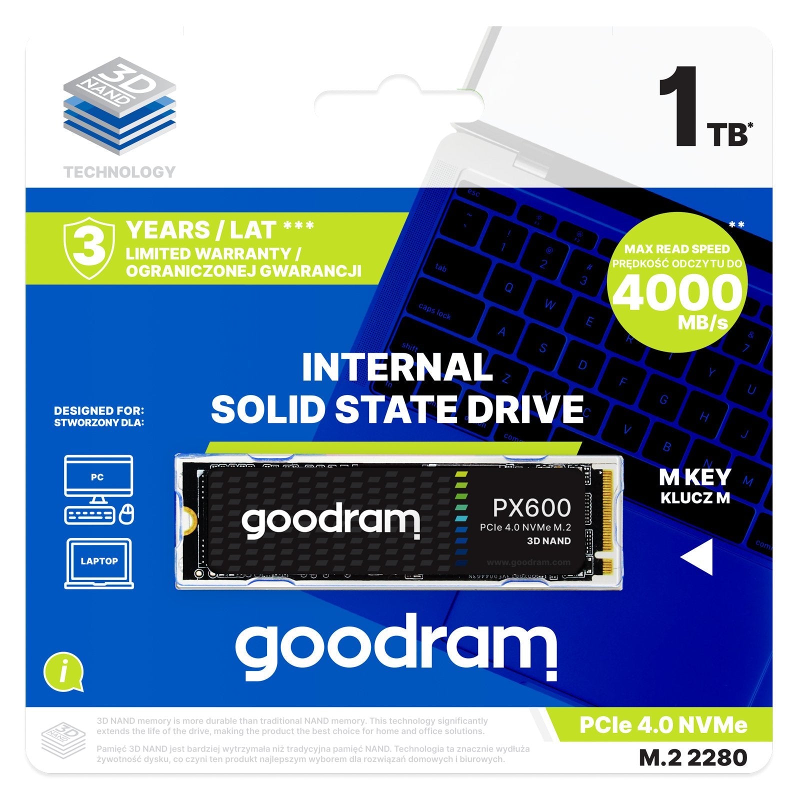 Goodram Px600 Ssd 2tb Pcie Nvme Gen 4 X4