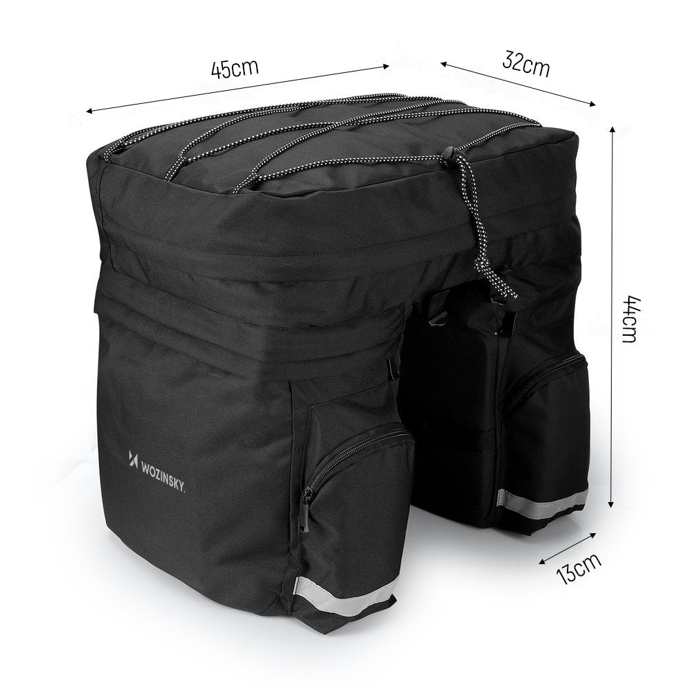 EAN 5907769300523 - Wozinsky WBB13BK Sillín Bolsa de bicicletas 60 L Poliéster Negro imagen 7