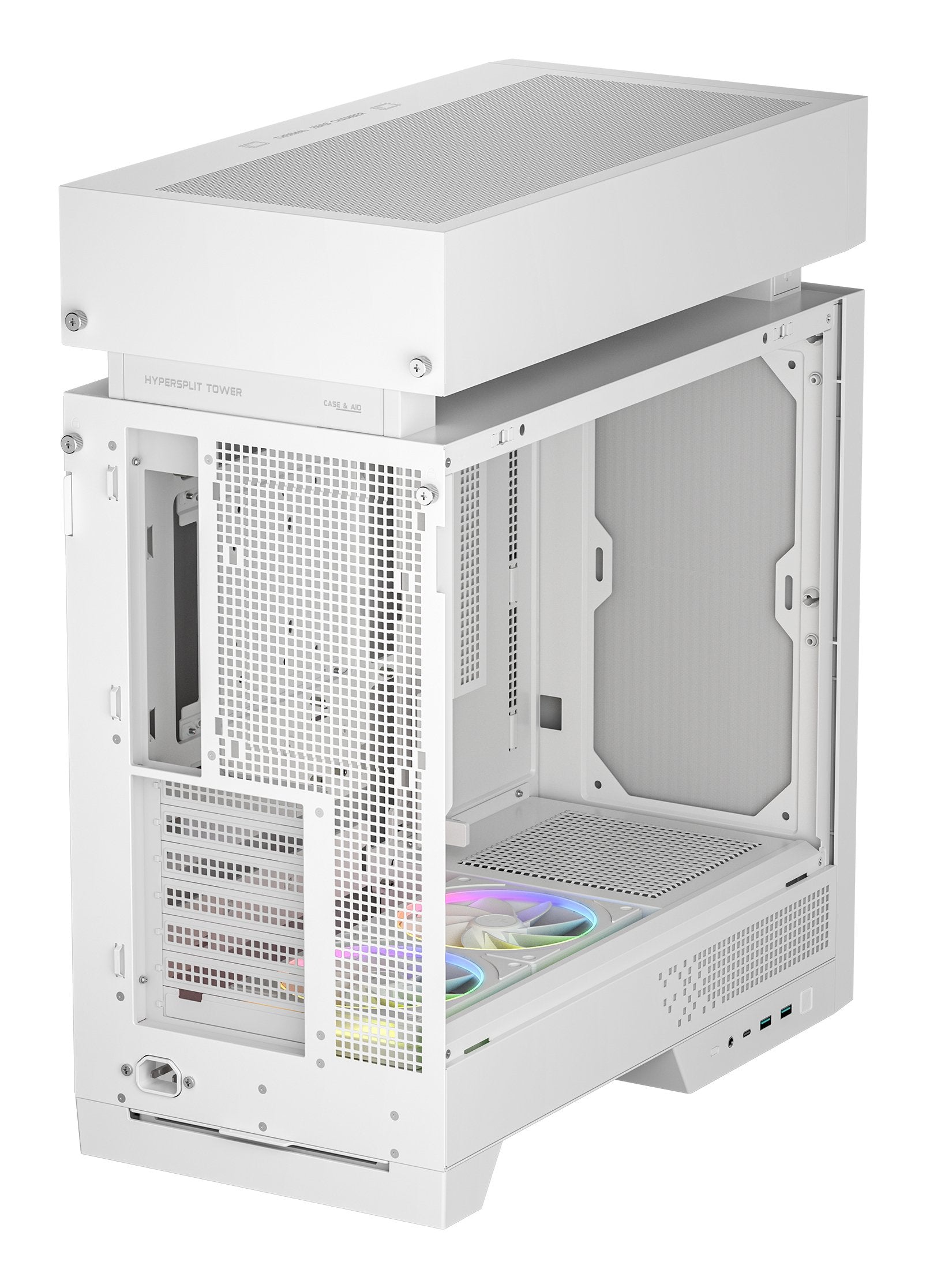 Caja Pc Deepcool Cl660 Atx Tower Case, White