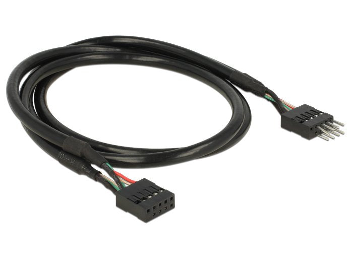 Delock Usb 2.0 10 Pin Verlngerungscable Pfostenstecker > Pfostenbuchse 50cm