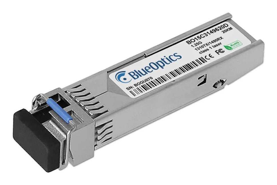 Blueoptics Bo15c3149640din Bidi Sfp Transceiver 1000base-Bx-U 40km Industrial