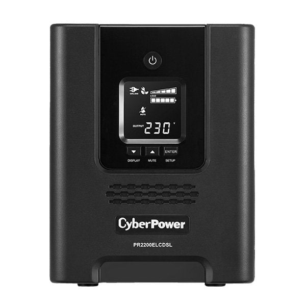Cyberpower Pr2200elcdsl Sistema De Alimentación Ininterrumpida (Ups) Línea Interactiva 2200 Va 1980 W 9 Salidas Ac