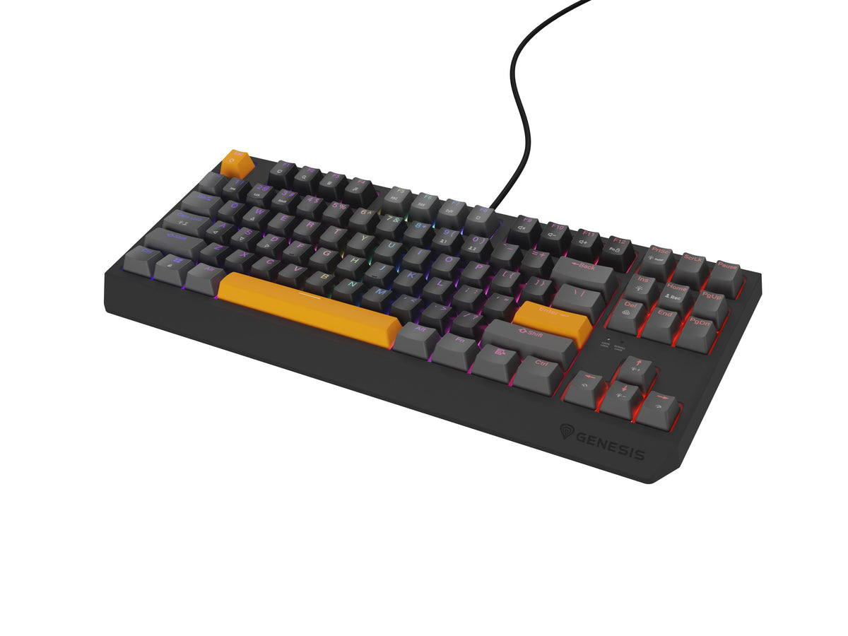 EAN 5901969443318 - GENESIS Thor 230 TKL Anchor Gray Positive Outemu Red teclado Juego USB + RF Wireless + Bluetooth QWERTY N imagen 1