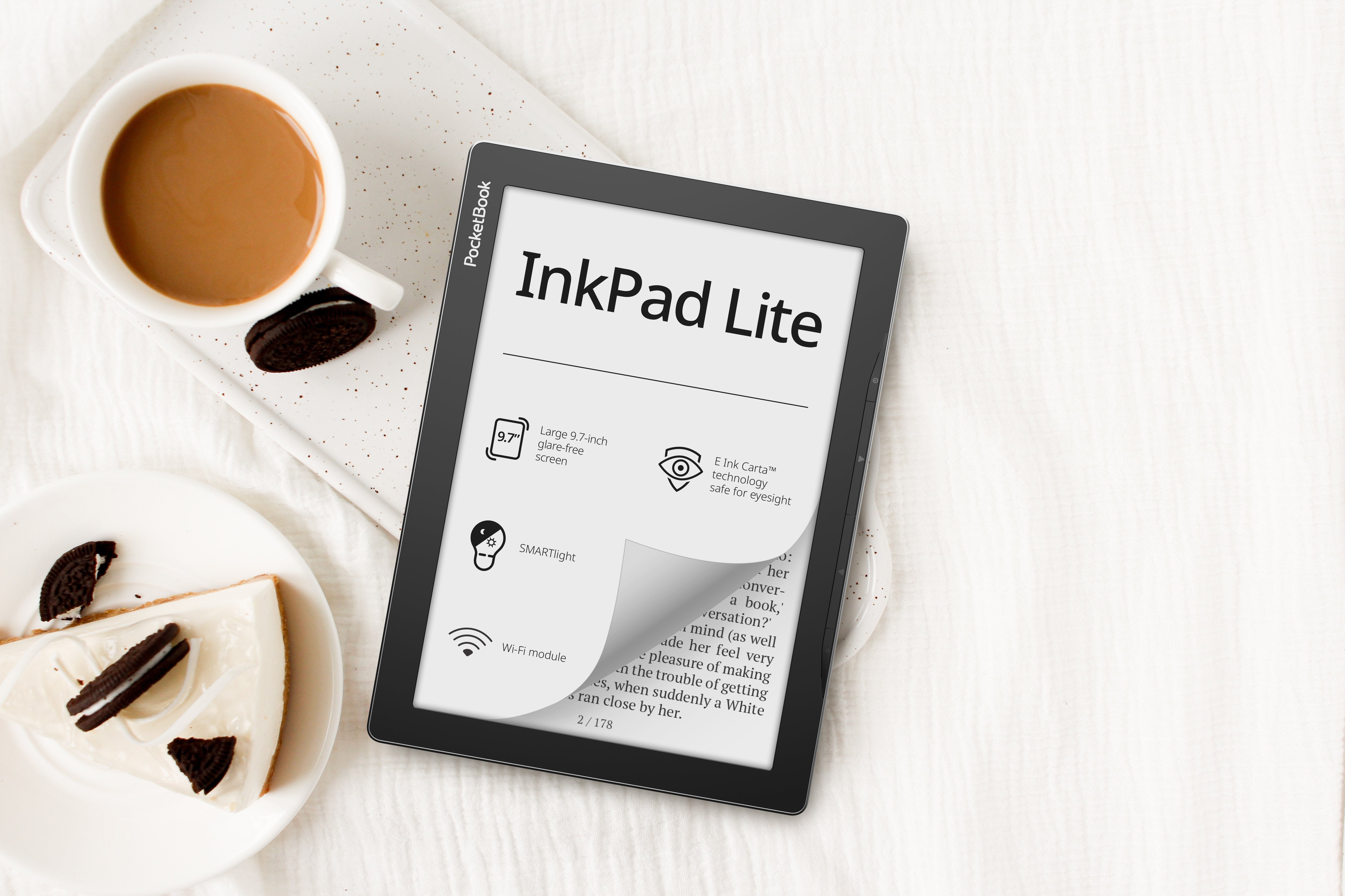 Pocketbook Inkpad Lite 9.7" 8 Gb Gris Niebla