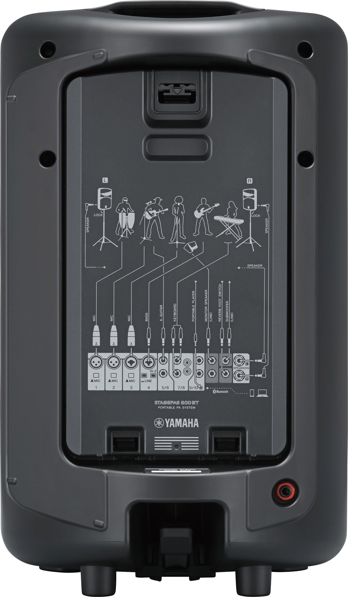 Yamaha Stagepas 600bt Sistema De Megafonía Independiente 640 W Negro