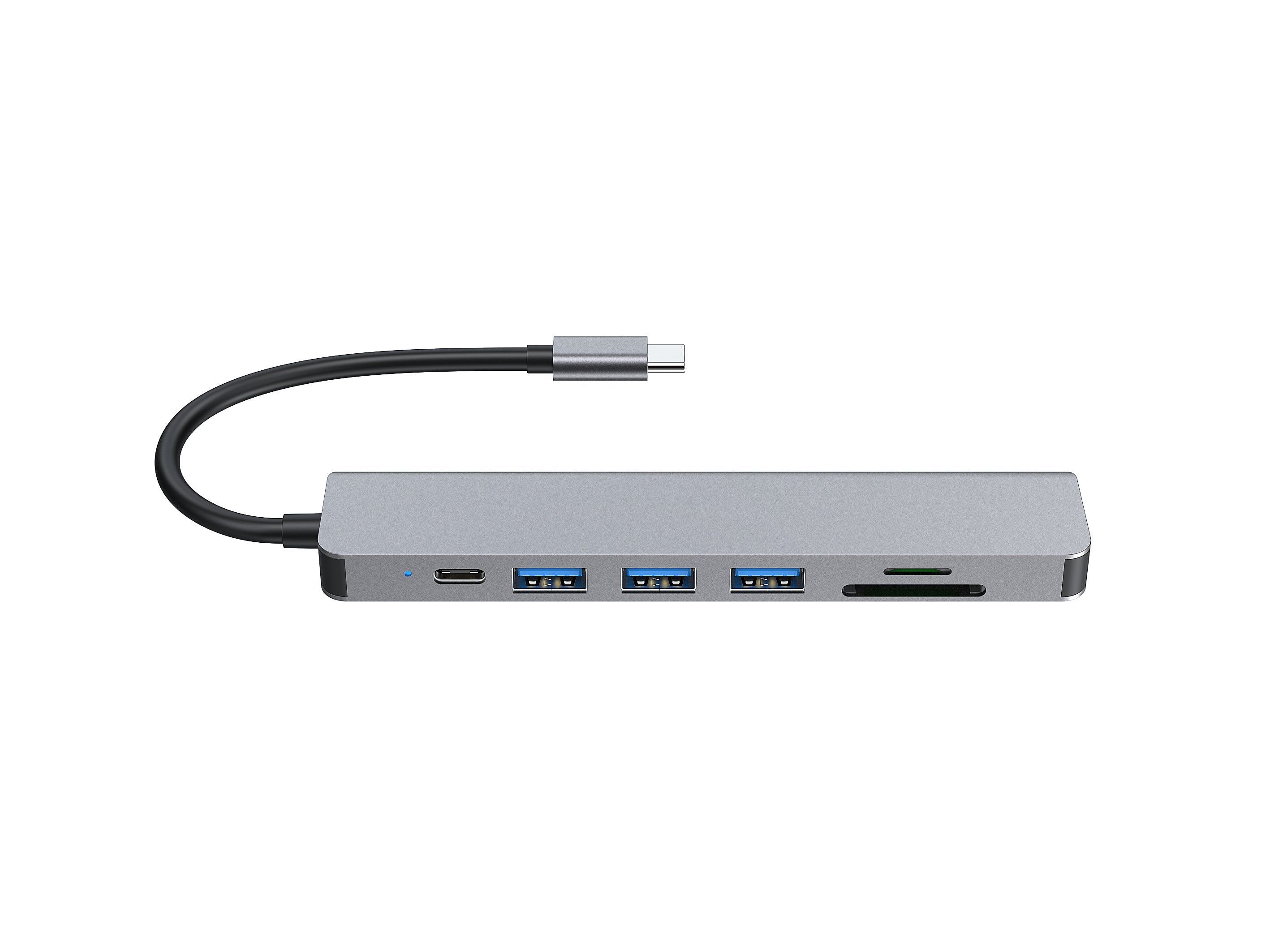 Equip Dock Usb-C->Hdmi, 3x Usb3.0, 100w Pd, Sd Tf Negro