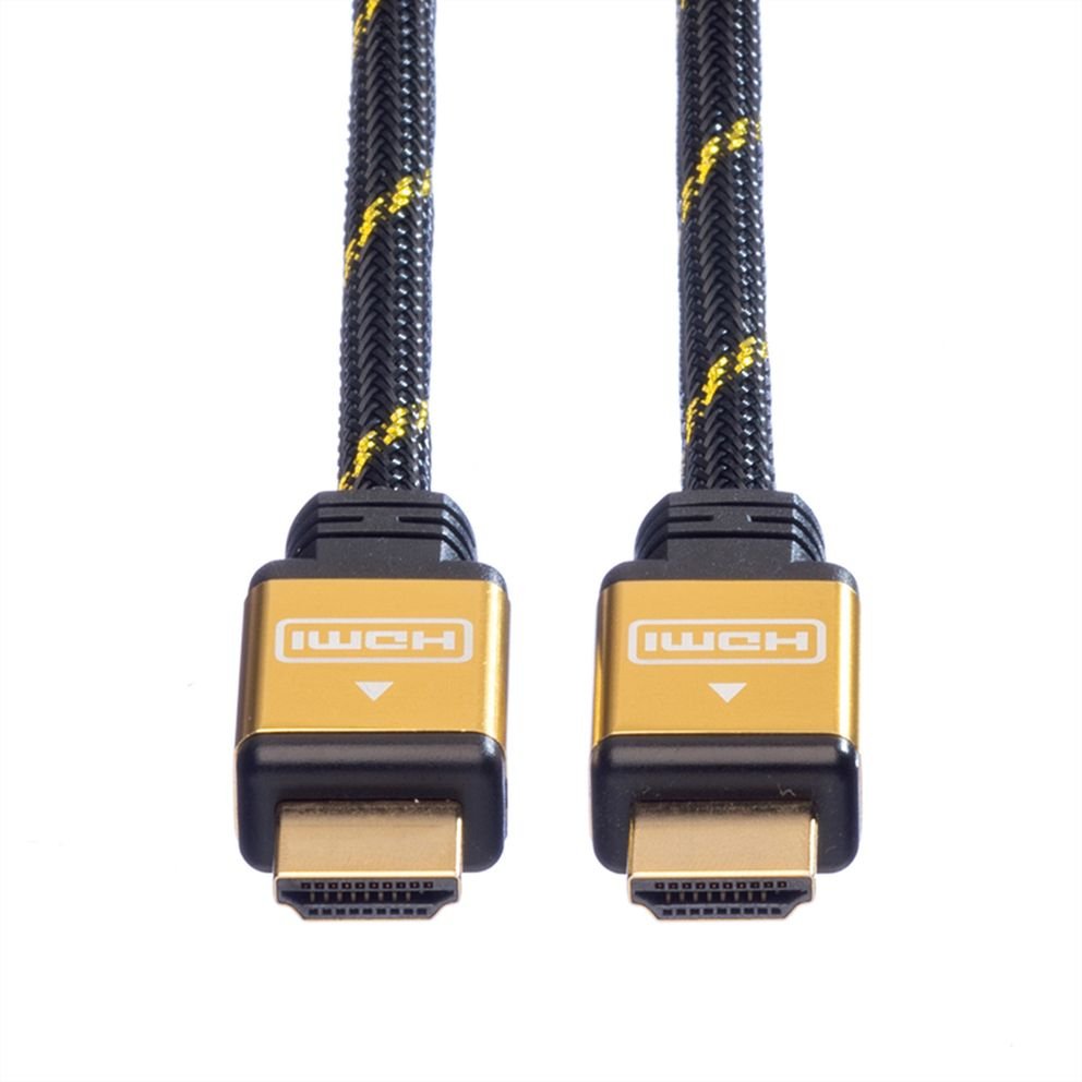 Roline Gold Hdmi High Speed Cable Mit Ethernet 1m