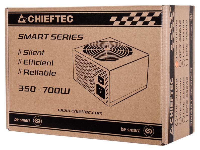 EAN 4710713239555 - Chieftec Smart GPS-600A8 unidad de fuente de alimentación 600 W 20+4 pin ATX ATX Negro imagen 6