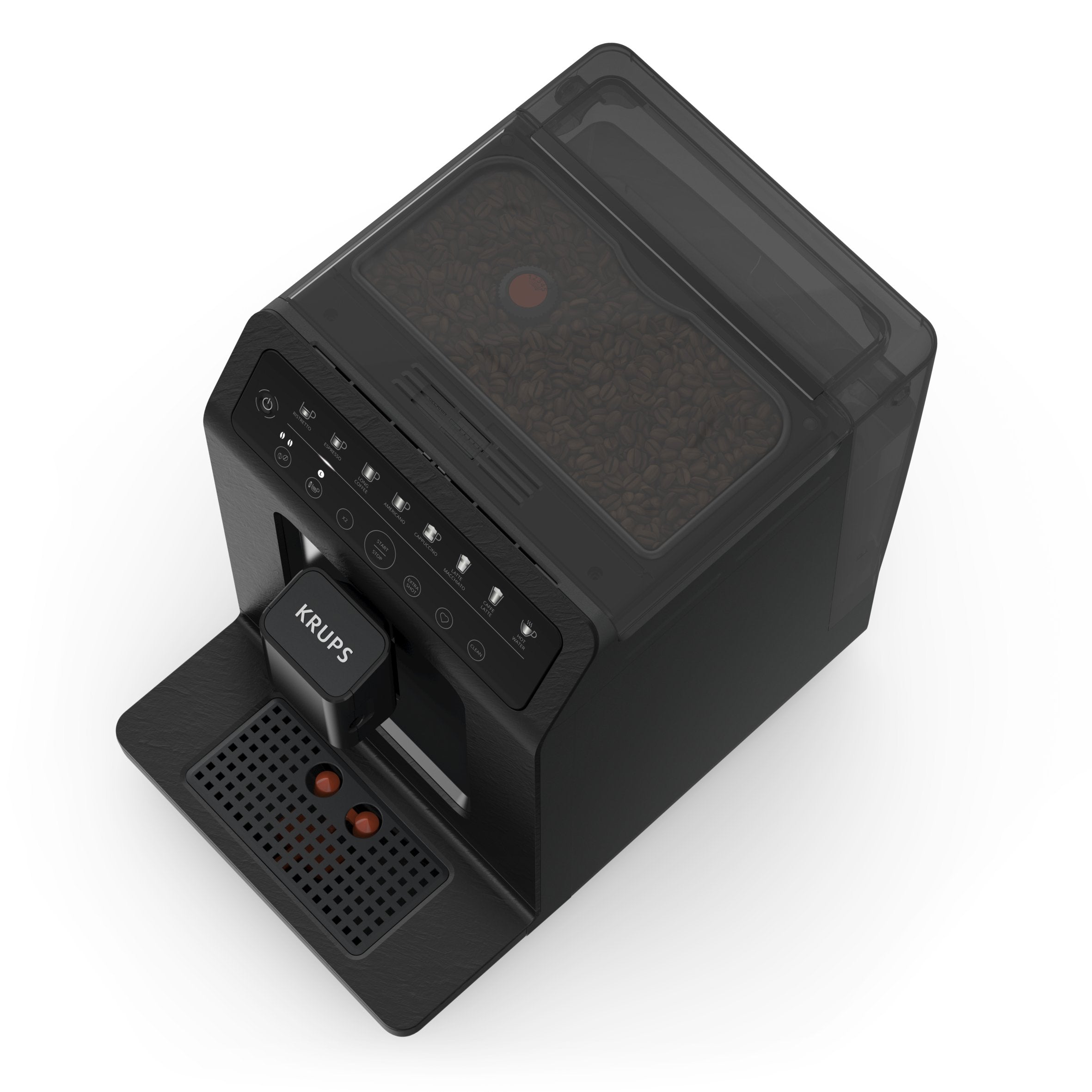 Cafetera Expreso Krups Evidence Eco-Design 1450w 15 Bares Negra