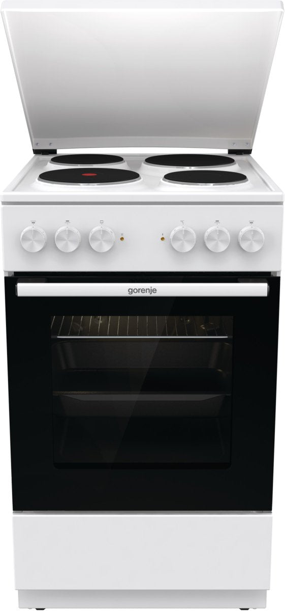 EAN 3838782748783 - Gorenje GE5A23WH Cocina independiente Eléctrico Hornillo eléctrico / Placa eléctrica Blanco imagen 1