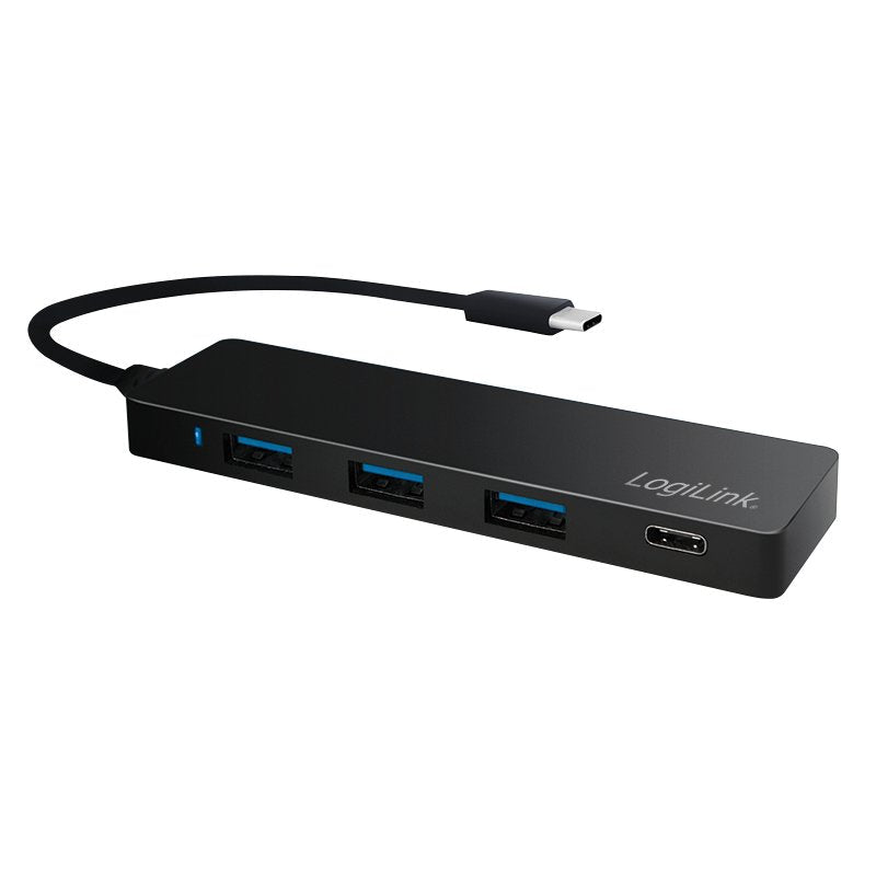 Logilink Ua0311 Hub De Interfaz Usb 3.2 Gen 1 (3.1 Gen 1) Type-C 5000 Mbit/S Negro