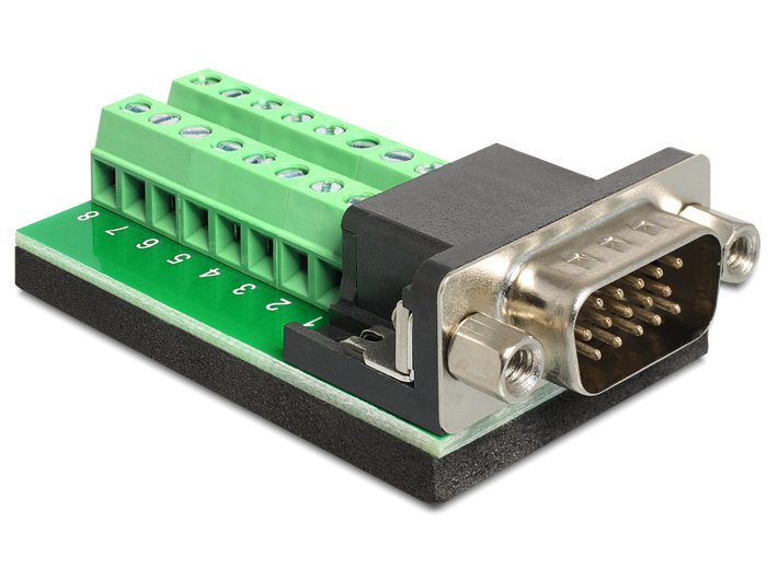 Delock Adaptador Vga Macho > Terminalblock 16 Pin