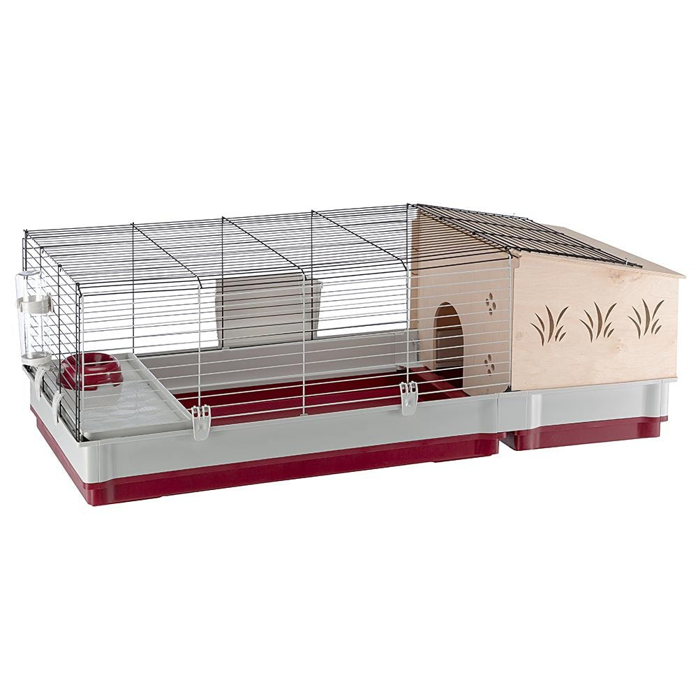 EAN 8010690142883 - Ferplast Krolik 140 Plus Rabit Gris, Rojo imagen 1