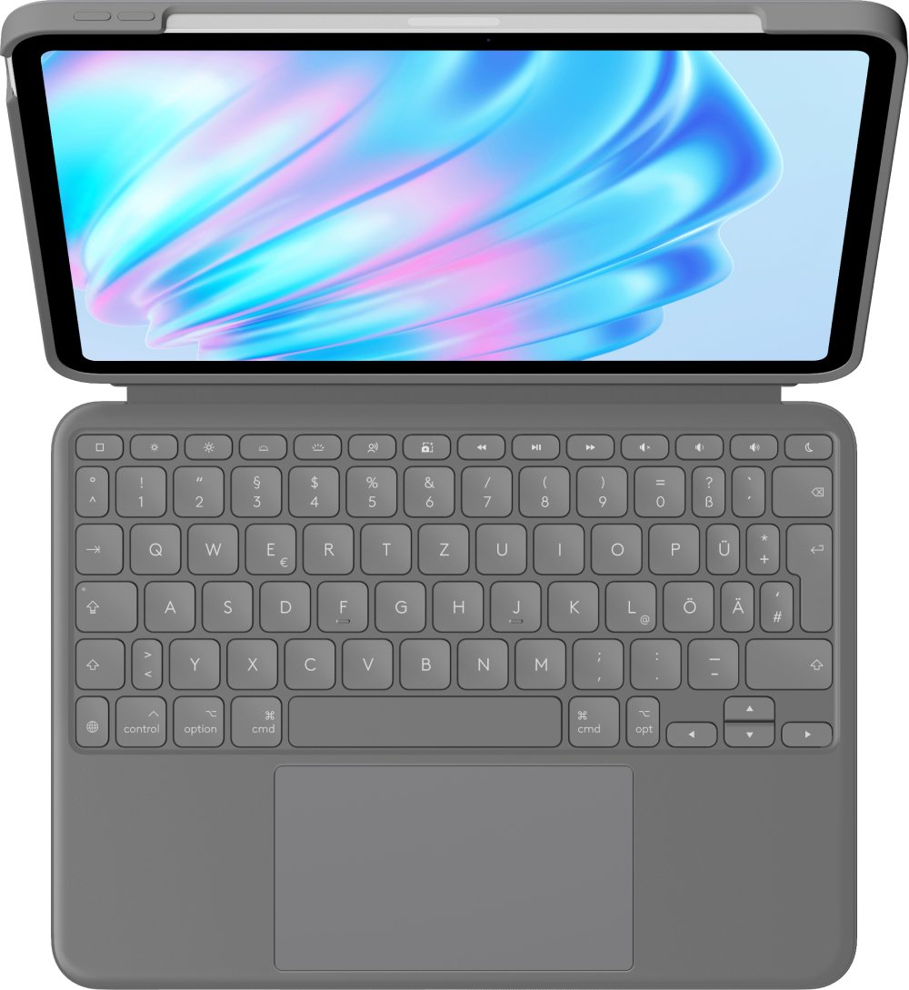 EAN 5099206121942 - Logitech Combo Touch QWERTZ Alemán Smart Connector Gris imagen 2
